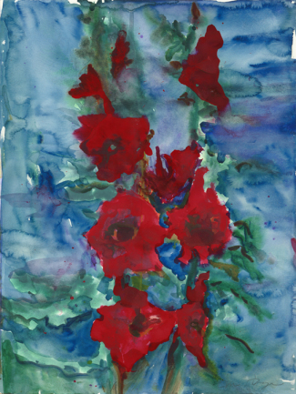 Red Hollyhoch II